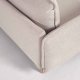 KAVE HOME Carlota 3-seters sofa - beige chenillestoff og naturlig furu