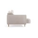 KAVE HOME Singa 3-manns sofa - beige stoff og naturlig bketre
