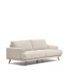 KAVE HOME Karin 3-manns sofa - beige stoff og naturlig bketre