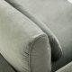 KAVE HOME Veliro 3 pers. sofa - gr�n fl�jl stof og sort st�l (240cm)