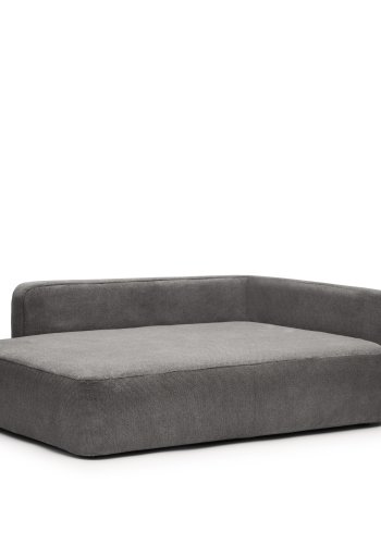 KAVE HOME Bowie-trekk til stor hundekurv - mrkegrtt stoff