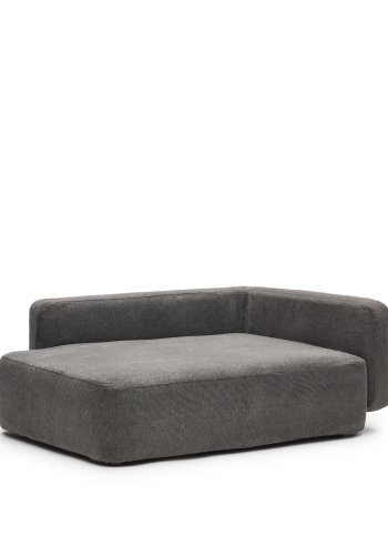 KAVE HOME Bowie trekk til liten hundekurv - mrkegrtt stoff