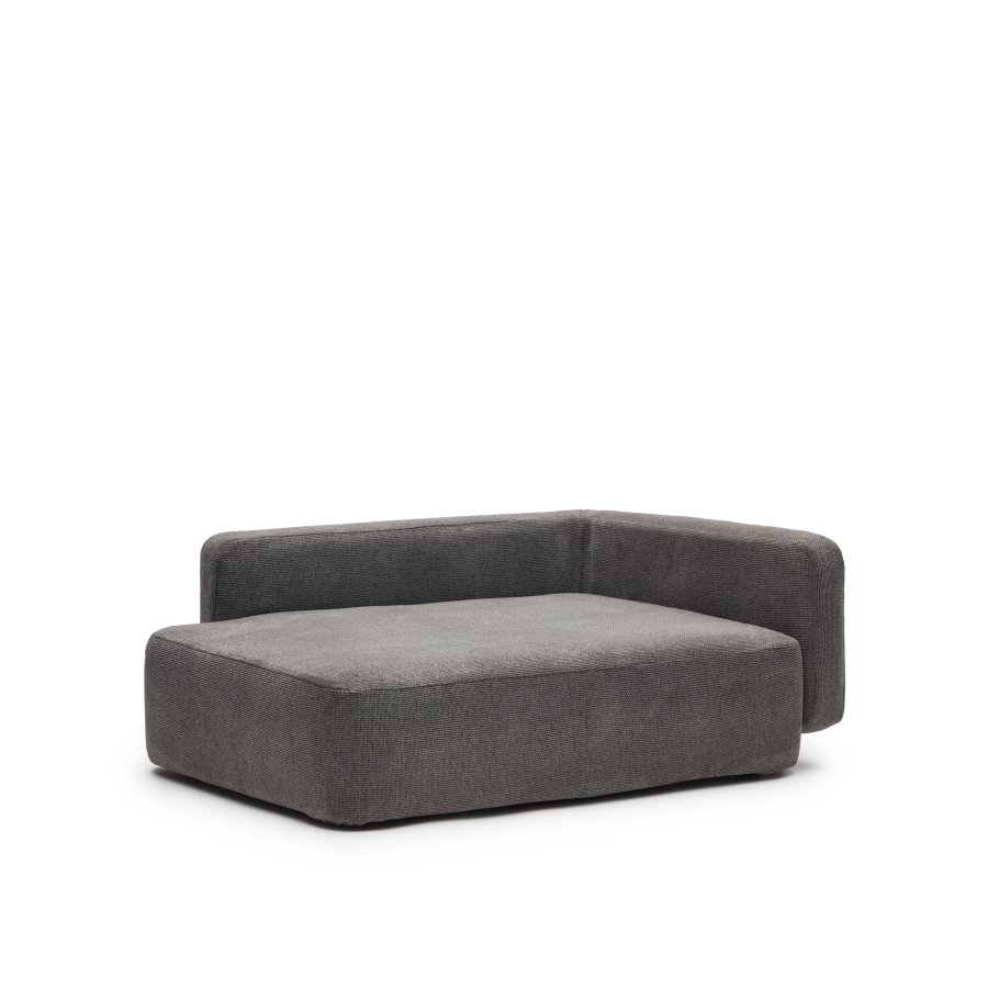 KAVE HOME Bowie trekk til liten hundekurv - mrkegrtt stoff