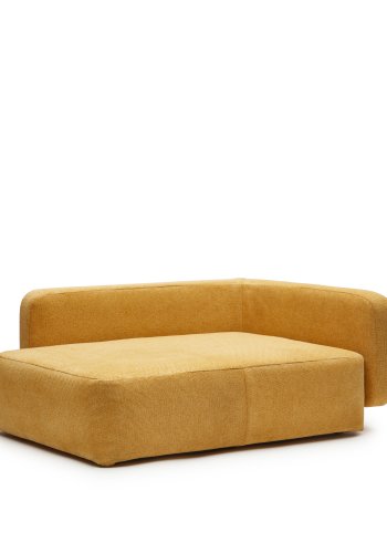 KAVE HOME Bowie trekk til liten hundekurv - sennepsgult stoff