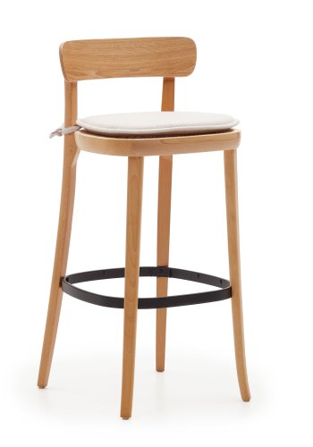 KAVE HOME pute til Romane stol - beige stoff (43x43)