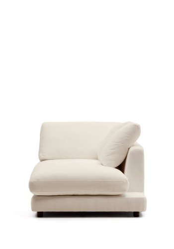 KAVE HOME Gala sjeselong hyre i beige, 193 x 105 cm