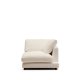 KAVE HOME Gala sjeselong hyre i beige, 193 x 105 cm