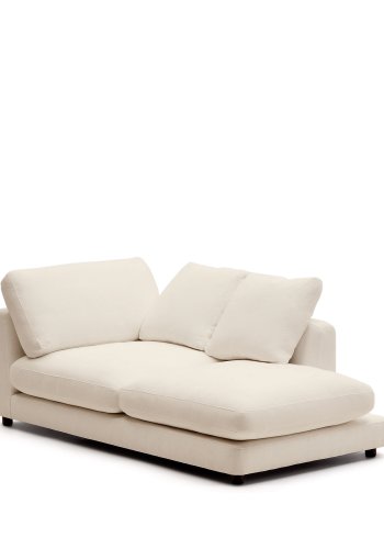 KAVE HOME Gala sjeselong hyre i beige, 193 x 105 cm