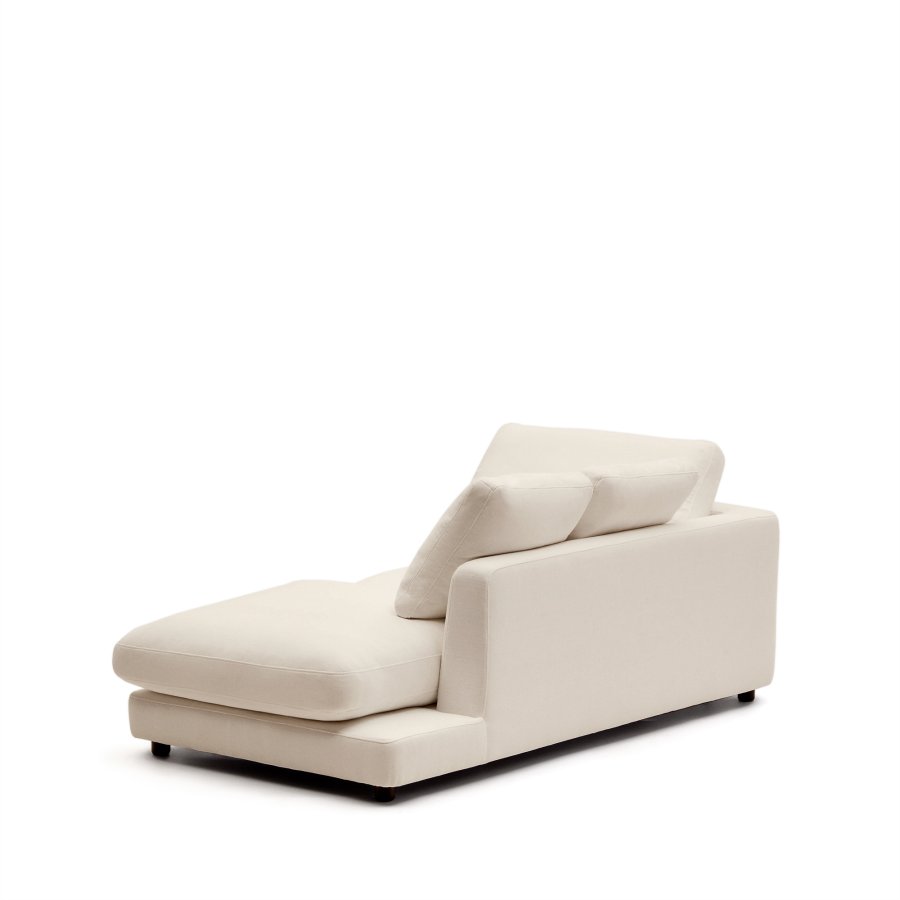 KAVE HOME Gala sjeselong hyre i beige, 193 x 105 cm