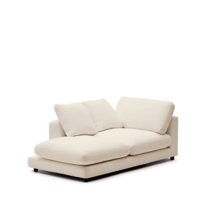 KAVE HOME Gala venstre sjeselong i beige, 193 x 105 cm