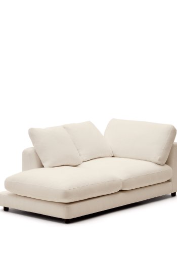 KAVE HOME Gala venstre sjeselong i beige, 193 x 105 cm