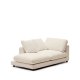 KAVE HOME Gala venstre sjeselong i beige, 193 x 105 cm