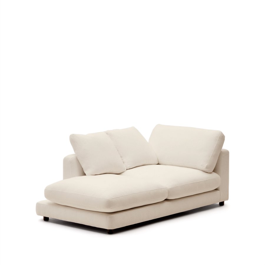 KAVE HOME Gala venstre sjeselong i beige, 193 x 105 cm