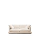 KAVE HOME Gala 3 pers. sofa, m. dobbelt chaiselong - beige stof (210cm)