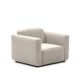 KAVE HOME Neom modulr lenestol, med armlener - beige stoff