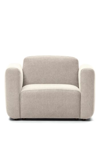 KAVE HOME Neom modulr lenestol, med armlener - beige stoff