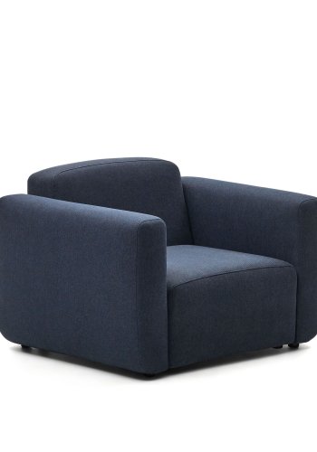 KAVE HOME Neom modulr lenestol, med armlener - bltt stoff