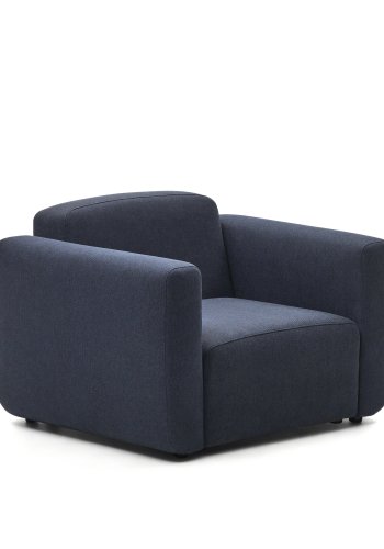 KAVE HOME Neom modulr lenestol, med armlener - bltt stoff