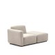 KAVE HOME Neom 1-persons modulsofa med ryggmodul i beige, 169 cm FSC Mix Credit