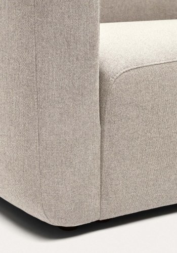 KAVE HOME Neom 1-persons modulsofa med ryggmodul i beige, 169 cm FSC Mix Credit