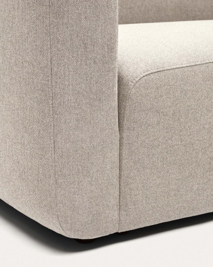 KAVE HOME Neom 1-persons modulsofa med ryggmodul i beige, 169 cm FSC Mix Credit