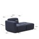 KAVE HOME Neom 1-seters modulsofa med ryggmodul i bltt, 169 cm FSC Mix Credit
