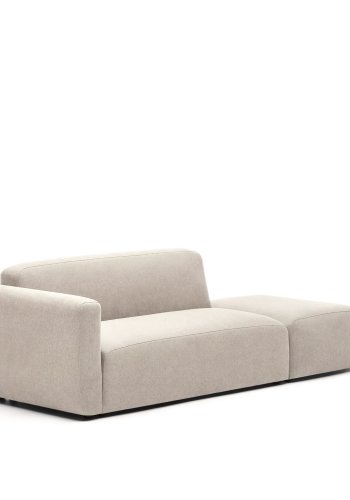 KAVE HOME Neom 2-personers modulsofa med ryggmodul - beige stoff (244cm)