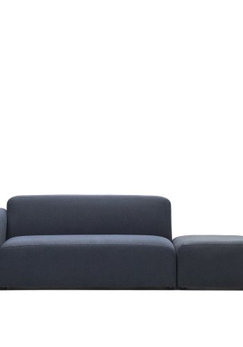 KAVE HOME Neom 2-personers modulsofa med ryggmodul - bltt stoff (244cm)