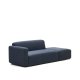 KAVE HOME Neom 2-personers modulsofa med ryggmodul - bltt stoff (244cm)