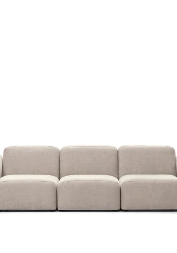 KAVE HOME Neom 3-personers modulsofa - beige stoff (263cm)