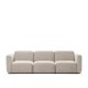 KAVE HOME Neom 3-personers modulsofa - beige stoff (263cm)