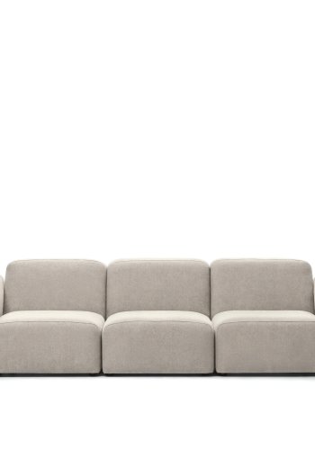 KAVE HOME Neom 3-personers modulsofa - beige stoff (263cm)