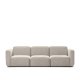 KAVE HOME Neom 3-personers modulsofa - beige stoff (263cm)
