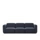 KAVE HOME Neom 3-personers modulsofa - bltt stoff (263cm)