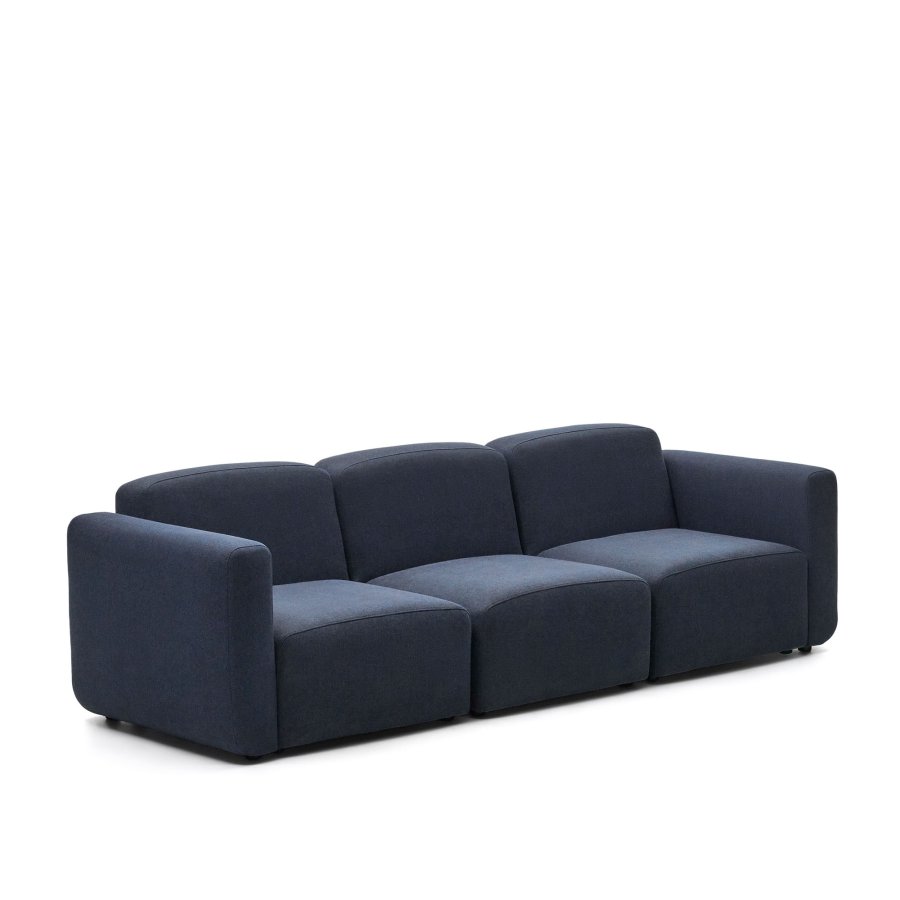 KAVE HOME Neom 3-personers modulsofa - bltt stoff (263cm)