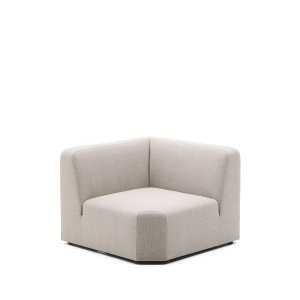 KAVE HOME Neom hjrnemodul - beige interlock vvet stof (75cm)