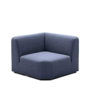 KAVE HOME Neom hjrnemodul - bl interlock vvet stof (75cm)