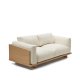 KAVE HOME Oaq 3-seters sofa - beige stoff (225cm)