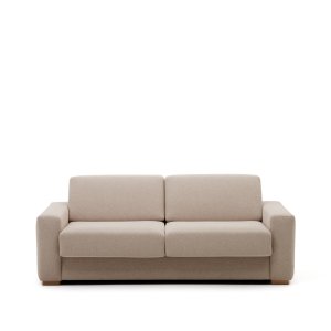KAVE HOME Anley 3 pers. sovesofa - beige stof (224cm)