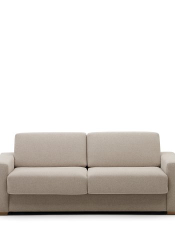 KAVE HOME Anley 3-personers sovesofa - beige stoff (224cm)
