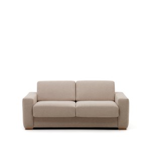 KAVE HOME Anley 2 pers. sovesofa - beige stof (204cm)