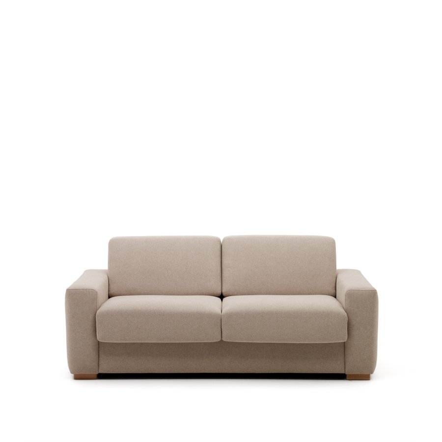 KAVE HOME Anley 2-personers sovesofa - beige stoff (204 cm)