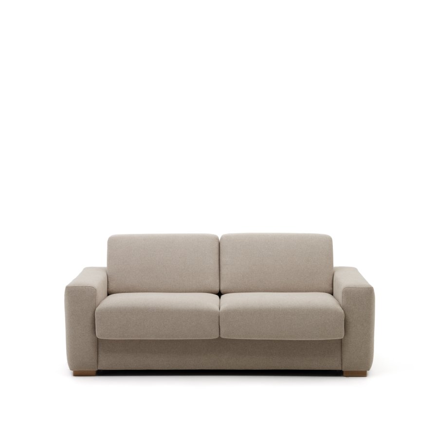 KAVE HOME Anley 2-personers sovesofa - beige stoff (204 cm)