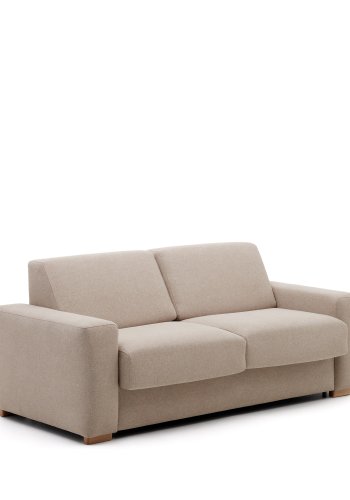 KAVE HOME Anley 2-personers sovesofa - beige stoff (204 cm)