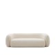 KAVE HOME Martina 3-seters sofa - off-white bouclé (246cm)
