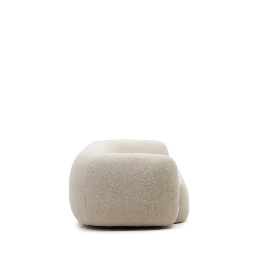 KAVE HOME Martina 3-seters sofa - off-white bouclé (246cm)