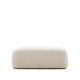 KAVE HOME Martina fodskammel, rektangulr - offwhite bouclé (123x85)
