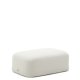 KAVE HOME Martina fotskammel i ecru chenille 123 x 85 cm