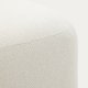 KAVE HOME Martina fotskammel i ecru chenille 123 x 85 cm