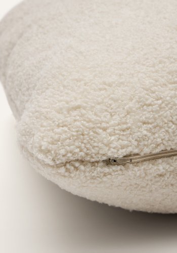 KAVE HOME Martina ecru boucl pute 60 x 52 cm